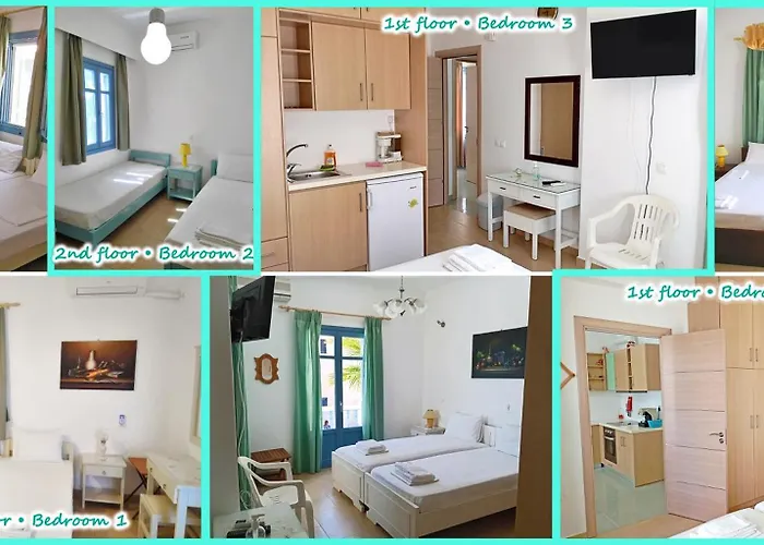 Danae - Seaside With Pool & Hot Tub Villa Piso Livadi