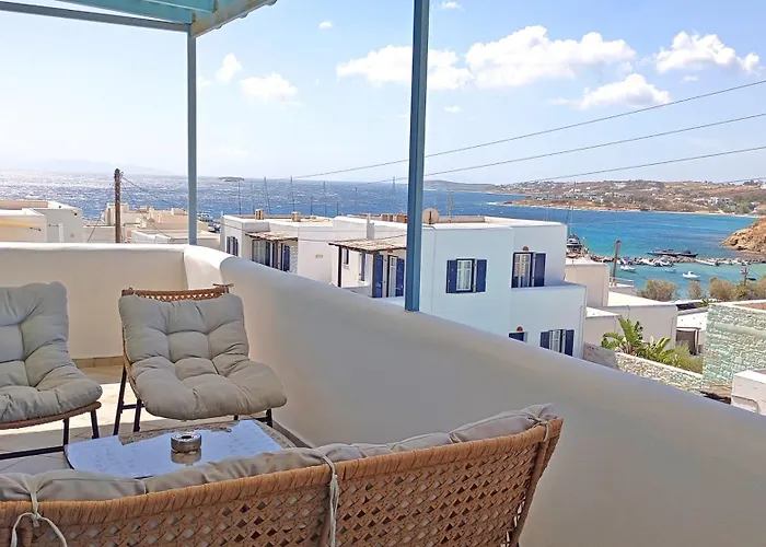 Danae - Seaside With Pool & Hot Tub Villa Piso Livadi