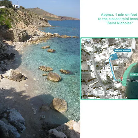 Danae - Seaside With Pool & Hot Tub Villa Piso Livadi